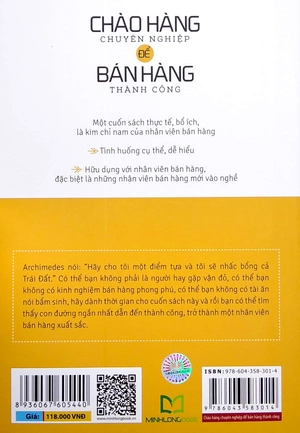 chào hàng chuyên nghiệp để bán hàng thành công (tái bản 2022)