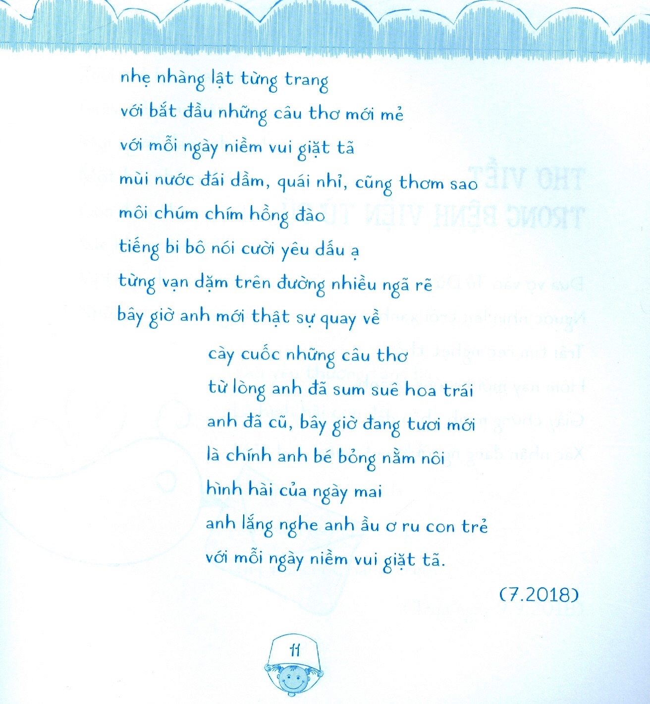 chào thế giới bây giờ con đã đến