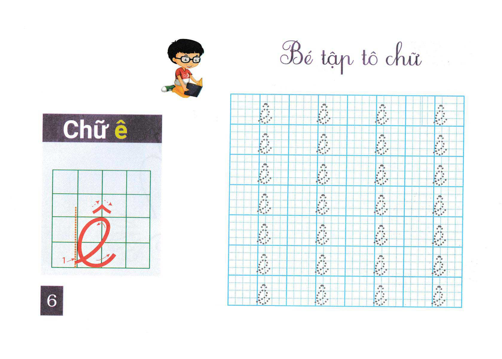 chắp cánh cùng bé tô chữ - tập tô chữ thường