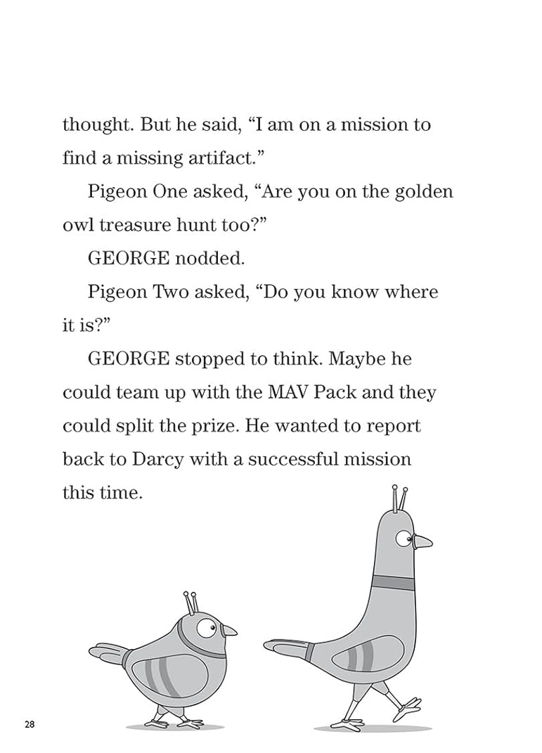 Chapter Book George The Flybot And The Golden Owl Of France