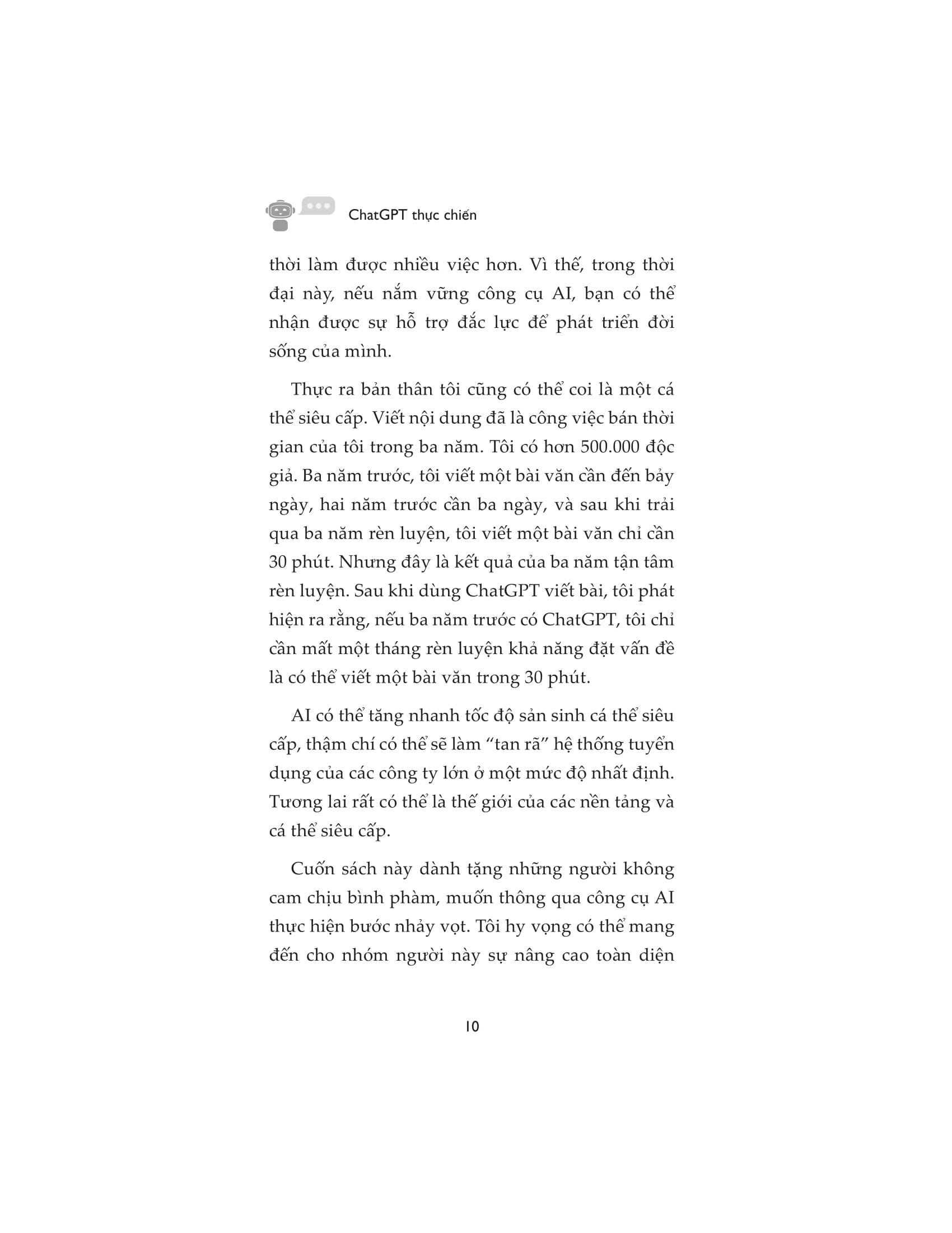 chat gpt thực chiến