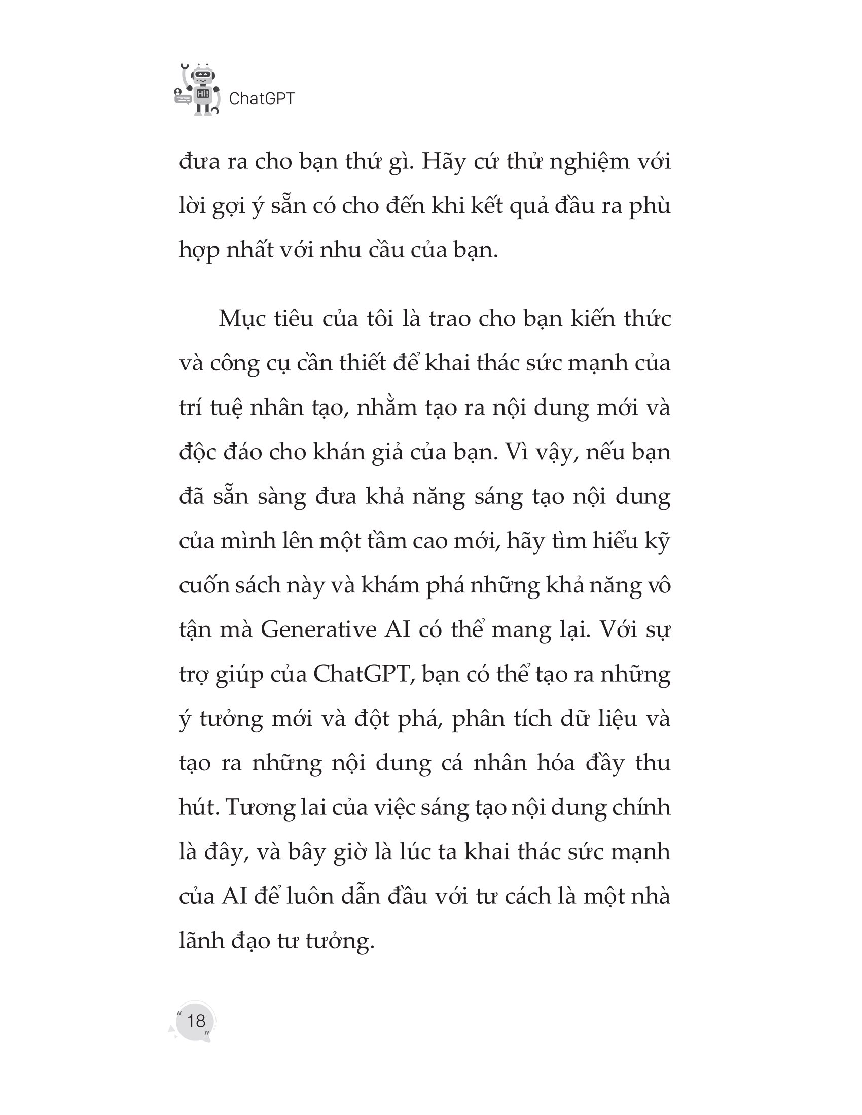 chat gpt - ứng dụng trí tuệ nhân tạo trong công việc