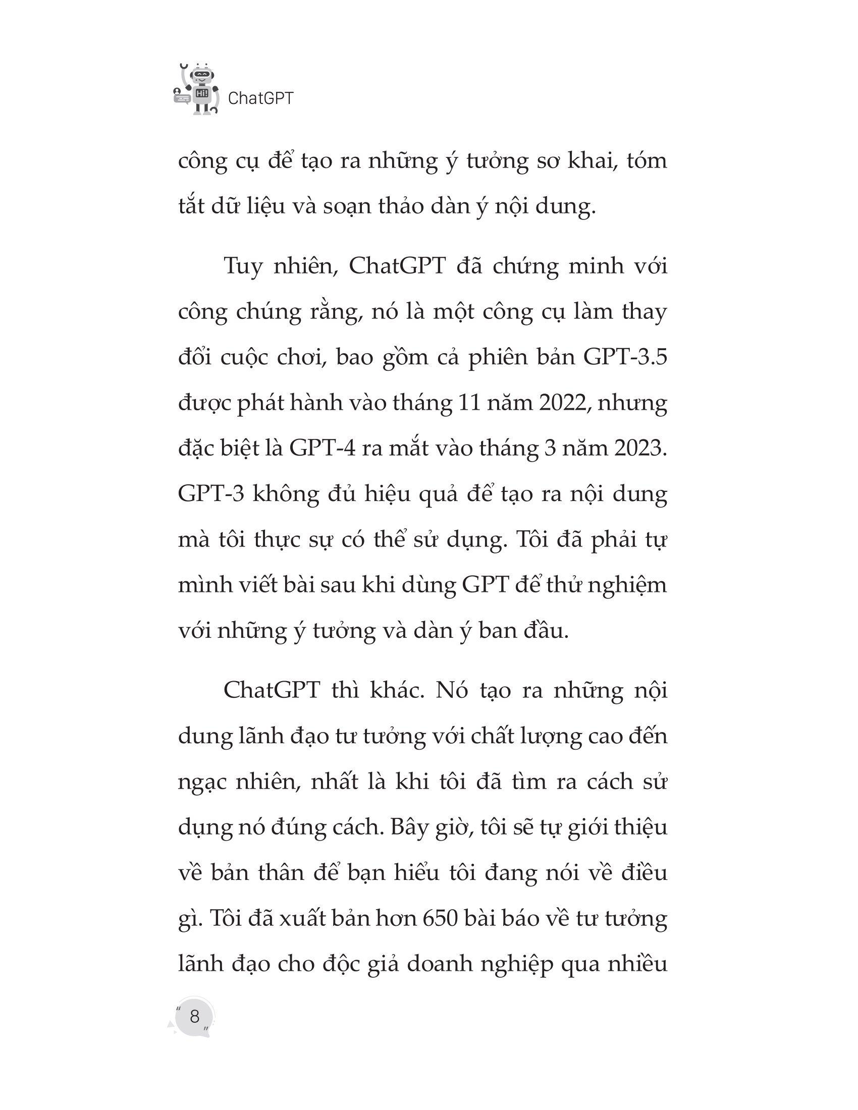 chat gpt - ứng dụng trí tuệ nhân tạo trong công việc