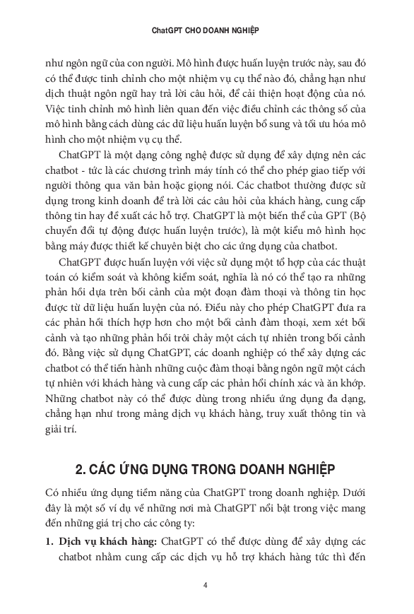 chatgpt cho doanh nghiệp - mở rộng kinh doanh thần tốc với công nghệ thay đổi cuộc chơi