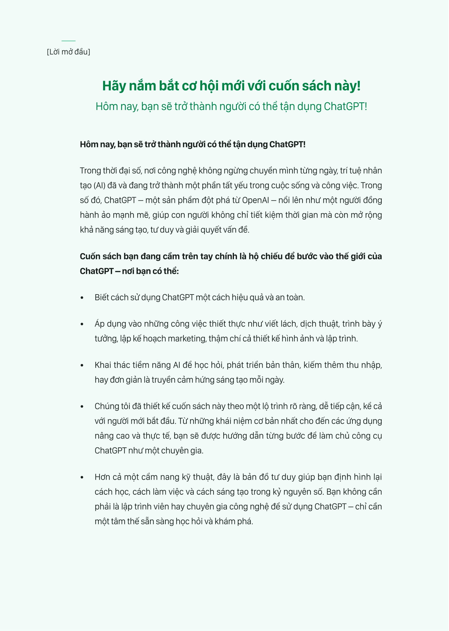 ChatGPT Tu A Den Z Trong Mot Ngay