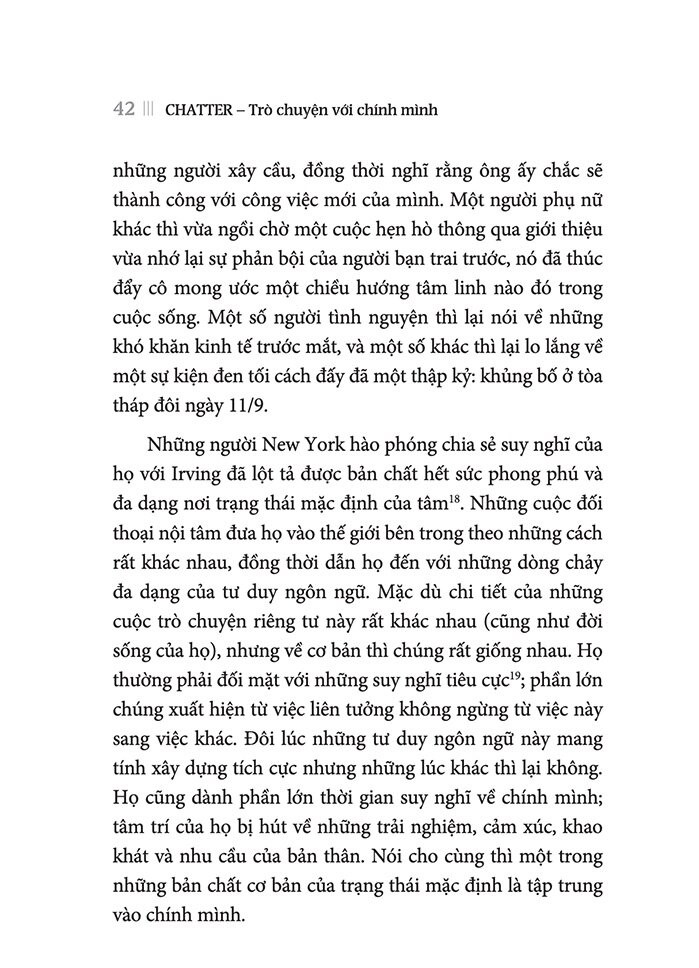 chatter - trò chuyện với chính mình