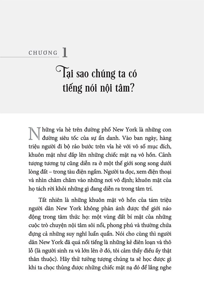 chatter - trò chuyện với chính mình