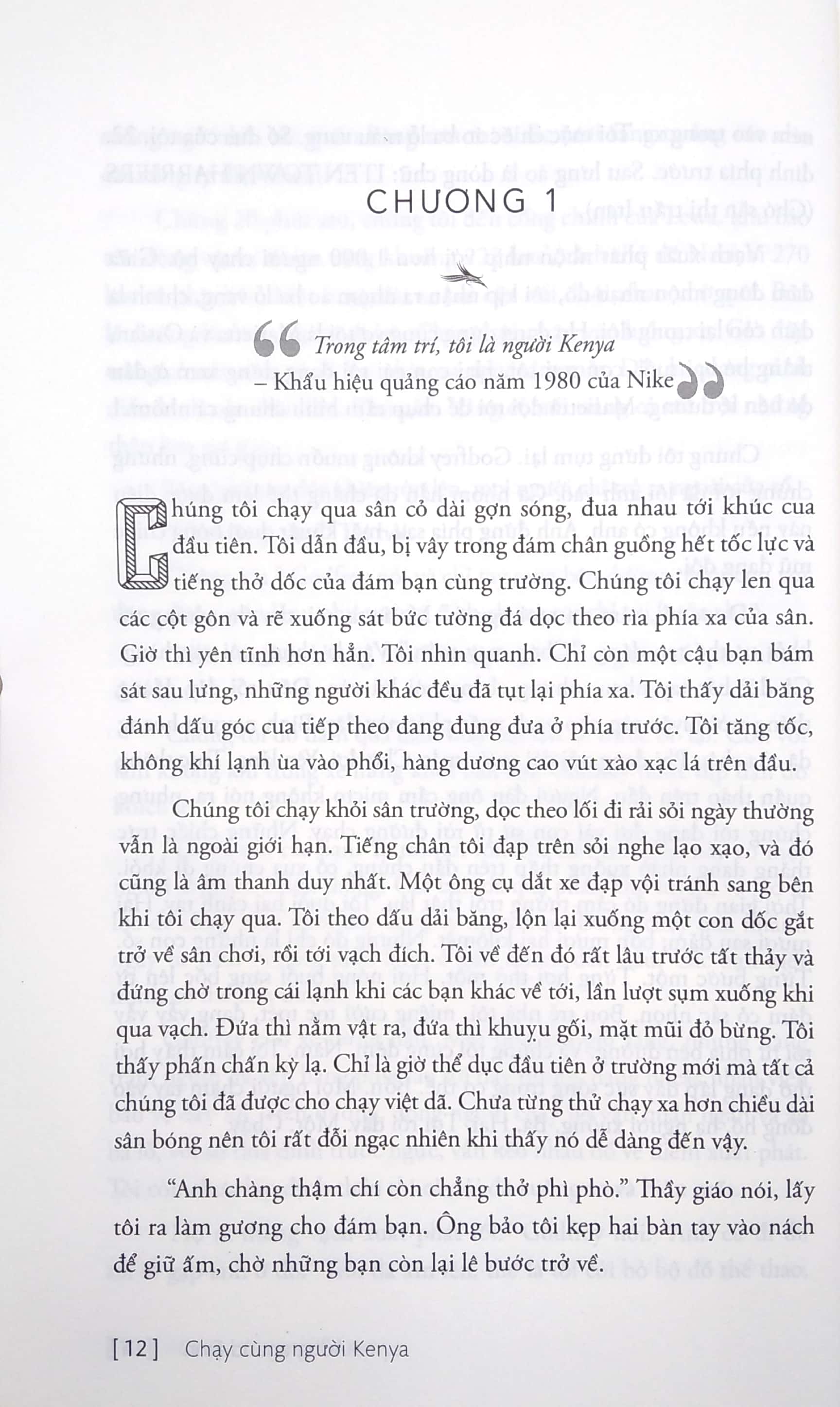 chạy bộ cùng người kenya