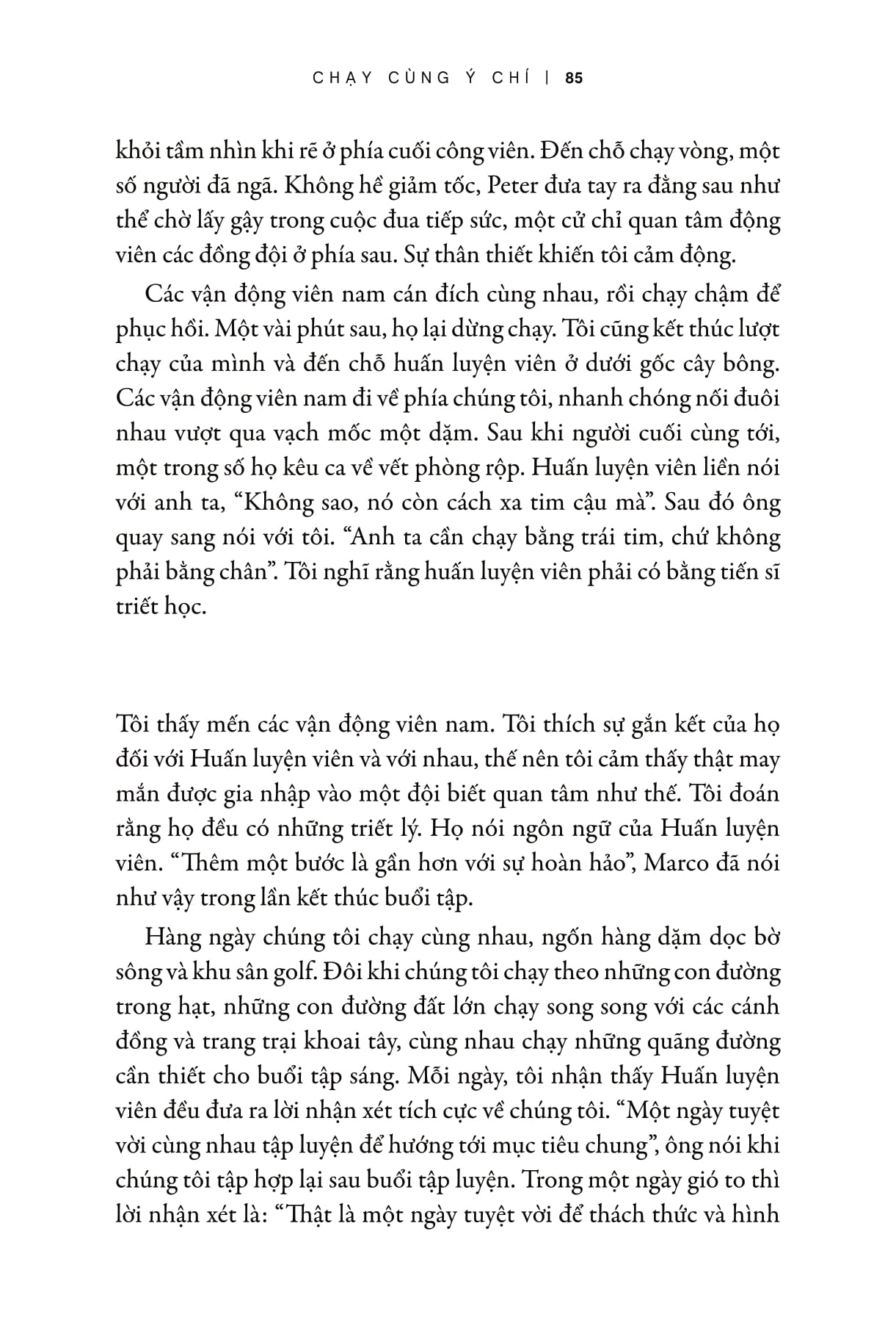 chạy cùng ý chí: tư duy để chiến thắng - let your mind run: a memoir of thinking my way to victory