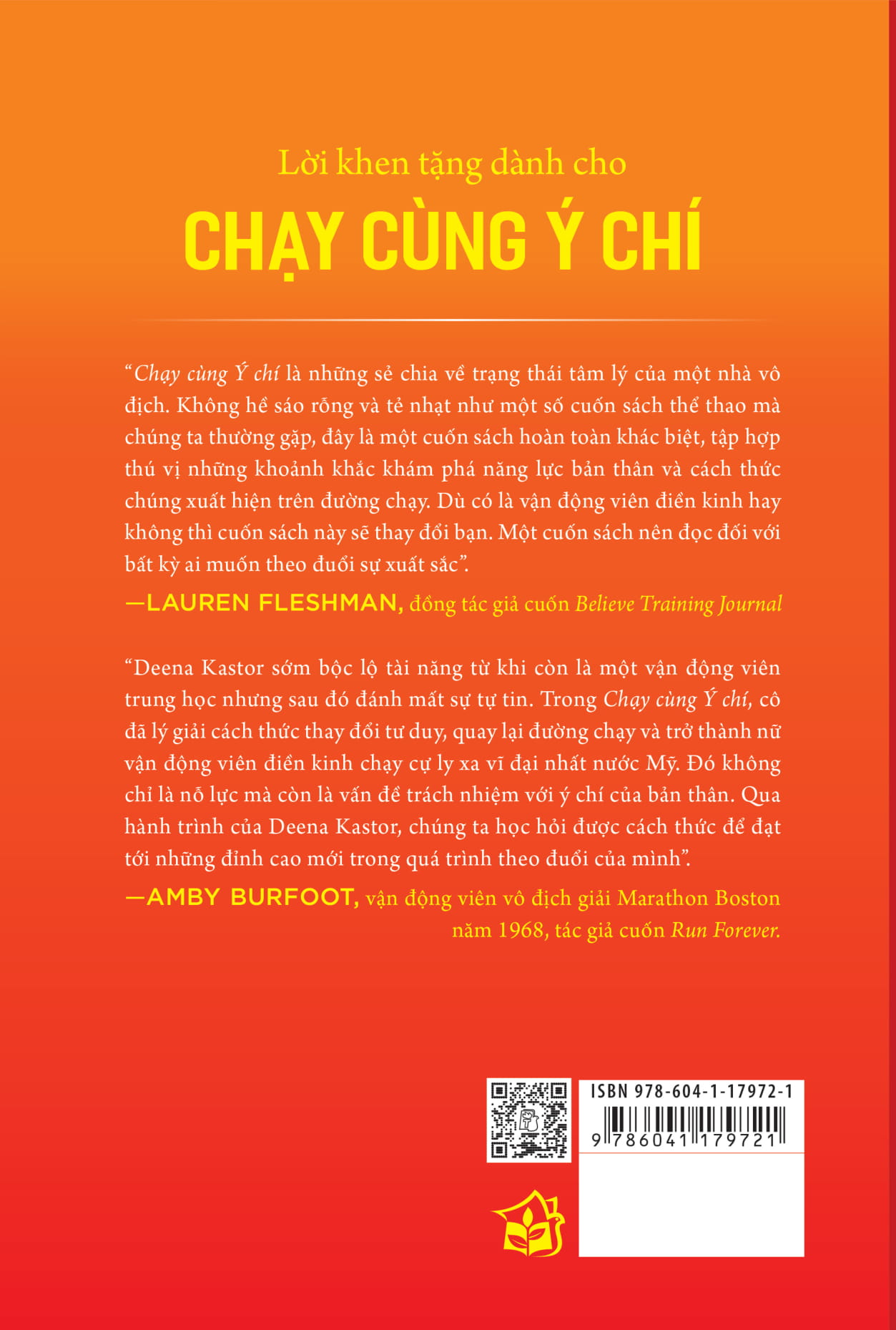 chạy cùng ý chí: tư duy để chiến thắng - let your mind run: a memoir of thinking my way to victory