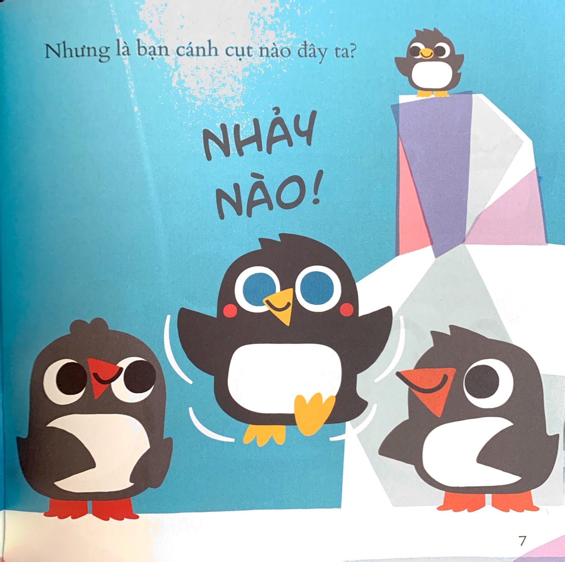 chạy nhảy và vui đùa - em muốn làm chim cánh cụt