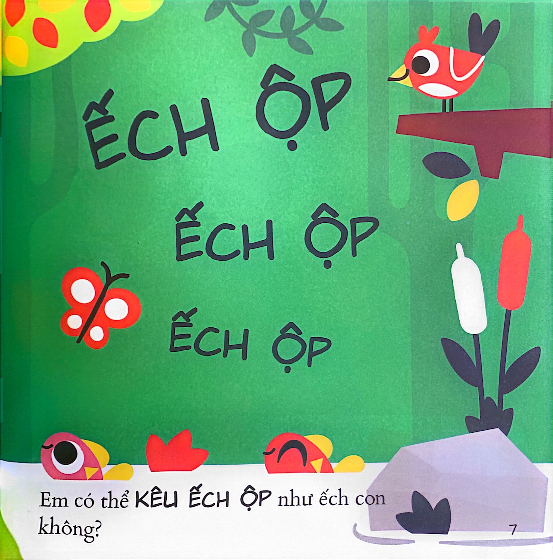 chạy nhảy và vui đùa - em muốn làm ếch con