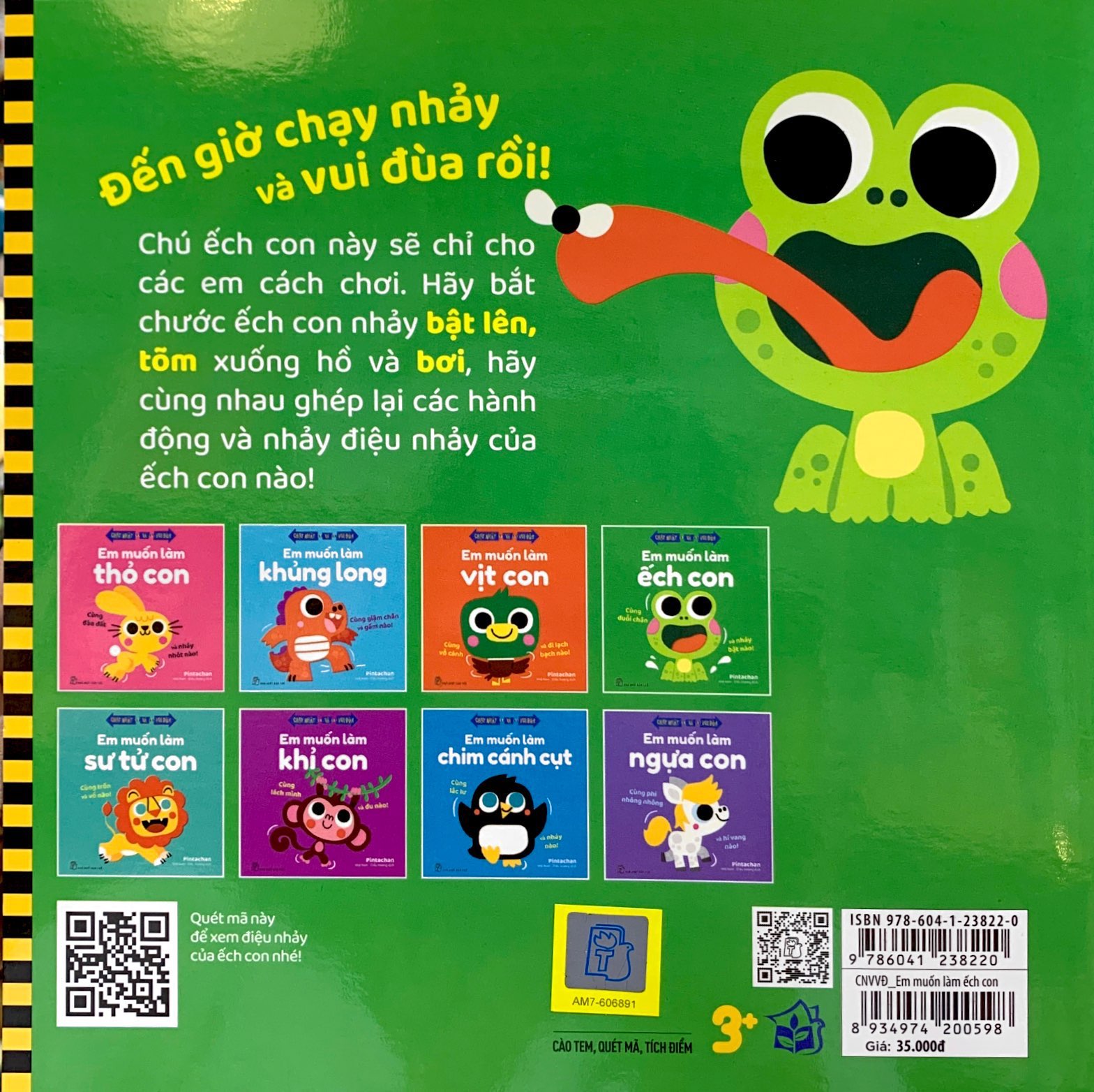 chạy nhảy và vui đùa - em muốn làm ếch con