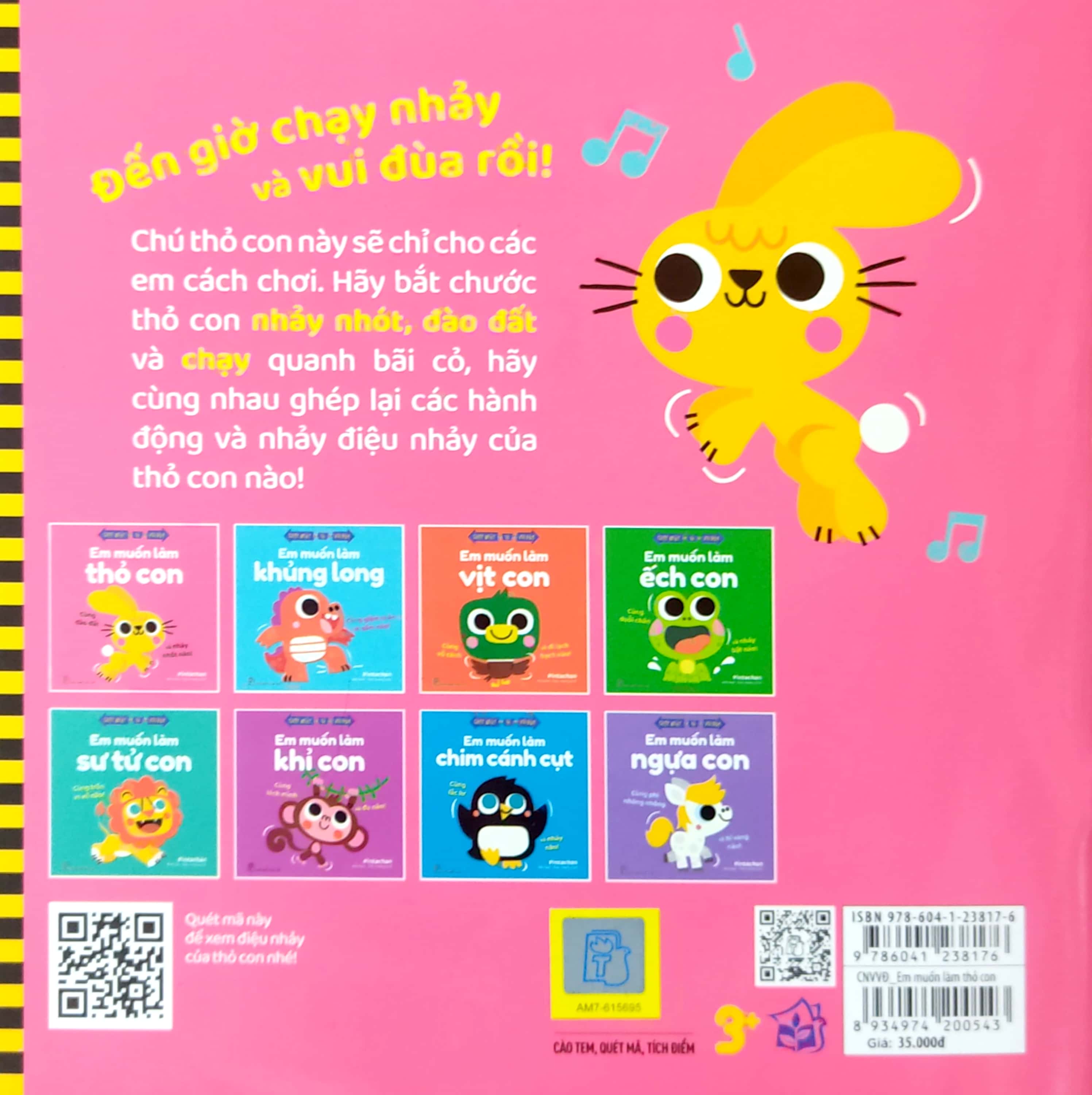 chạy nhảy và vui đùa - em muốn làm thỏ con