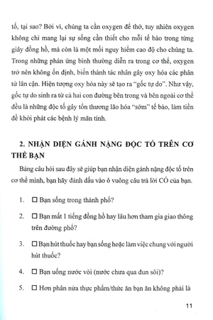 chế độ ăn giải độc cơ thể phòng chống lão hóa