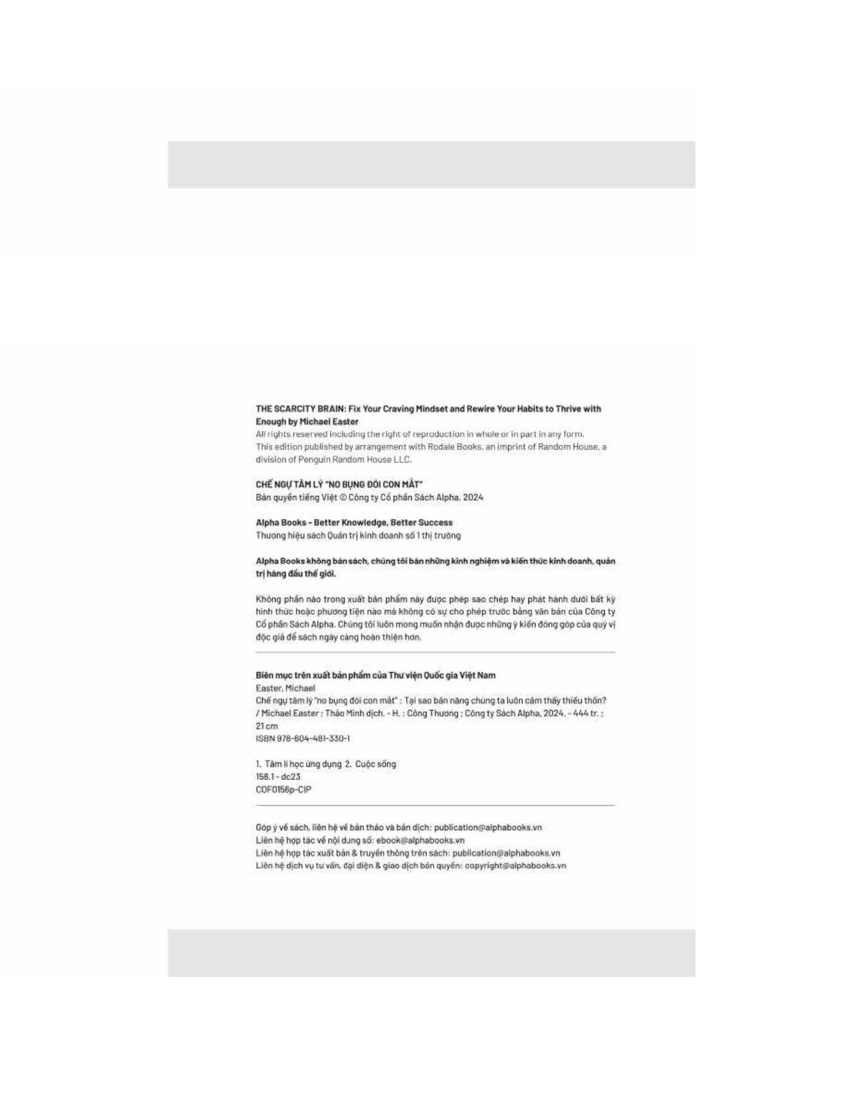 chế ngự tâm lý “no bụng đói con mắt”