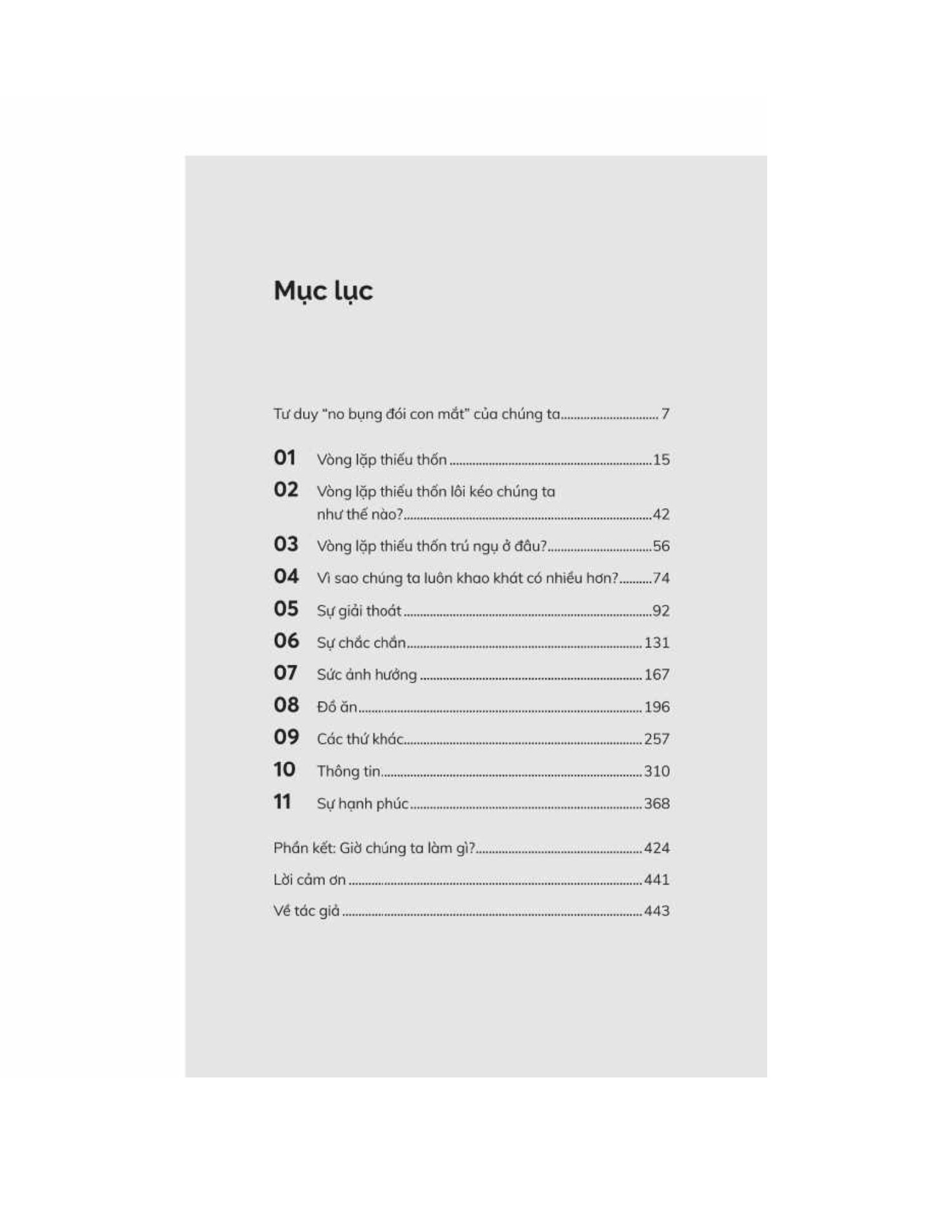 chế ngự tâm lý “no bụng đói con mắt”