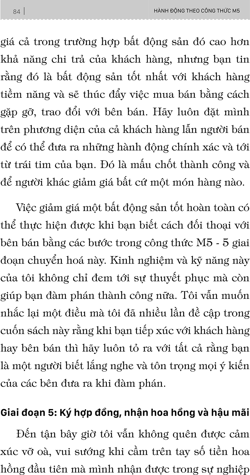 chế tác triệu đô - m5 công thức chế tác triệu đô trong ngành môi giới bất động sản