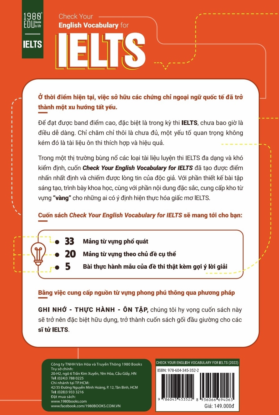 check your english vocabulary for ielts (tái bản 2022)
