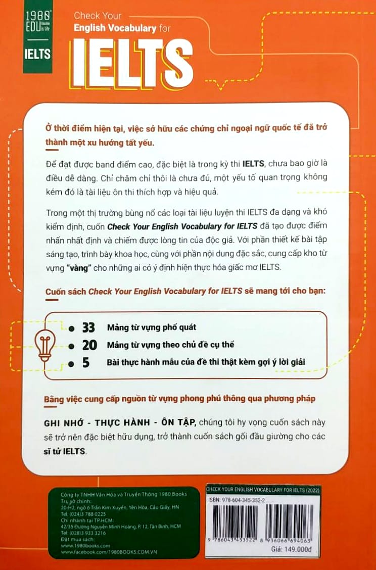 check your english vocabulary for ielts (tái bản 2022)