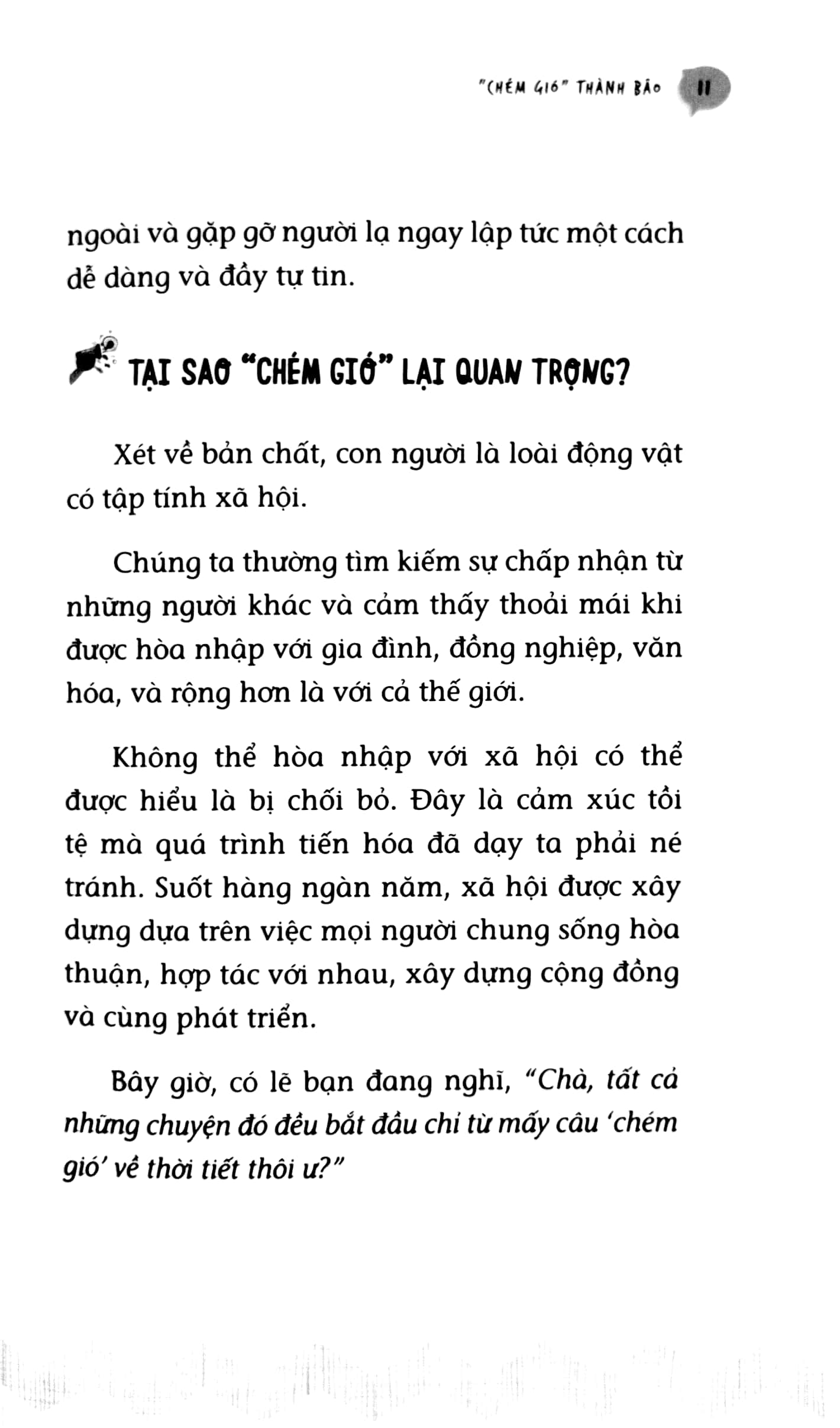 "chém gió "thành bão