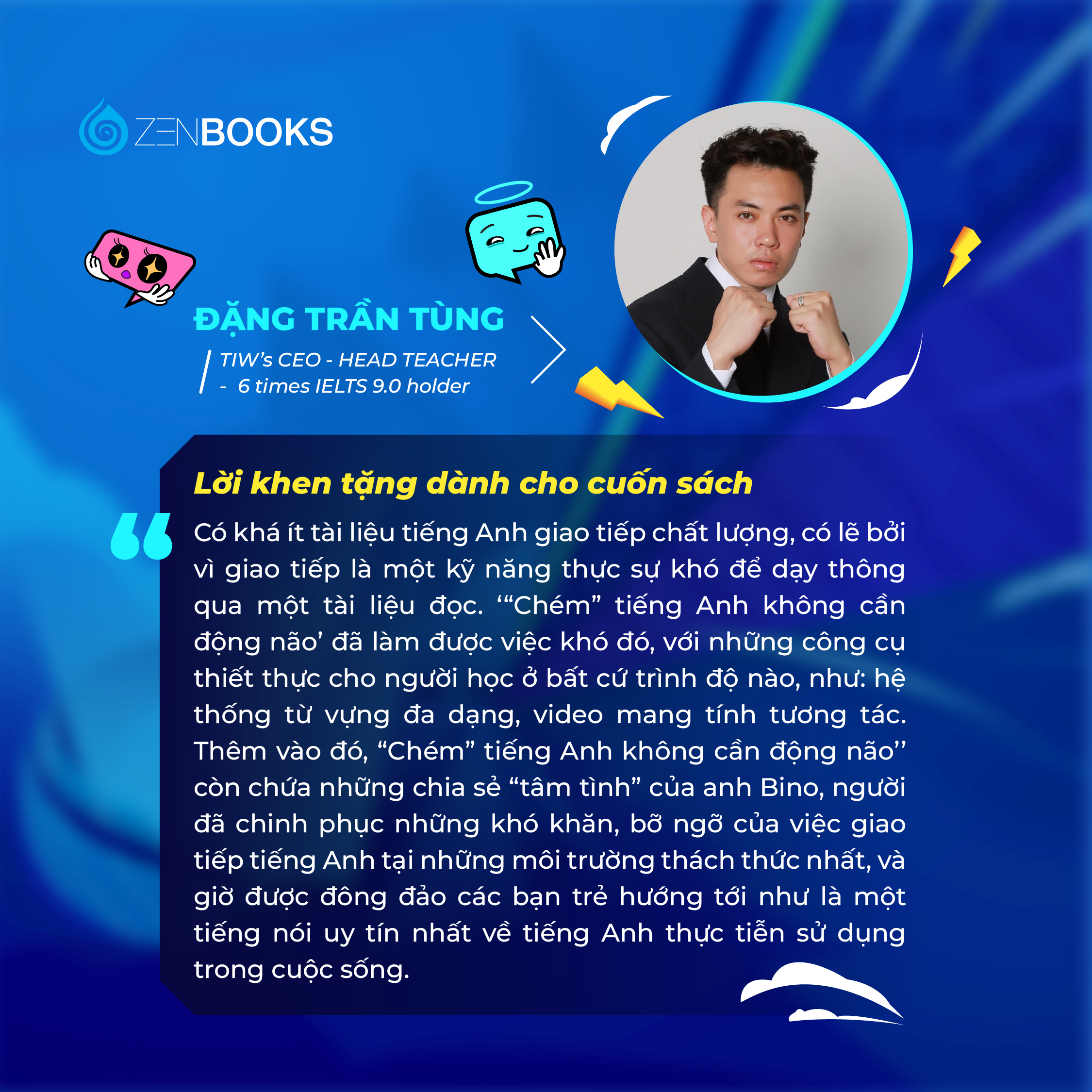 "chém" tiếng anh không cần động não - tặng kèm bộ video luyện nghe-nói + sổ học từ vựng + móc khóa bino chibi