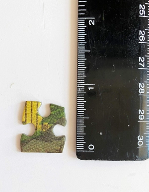 cherry blossom season in old tokyo- 1000 piece jigsaw puzzle: woodblock print by utagawa kunisada (finished size 24 in x 18 in)