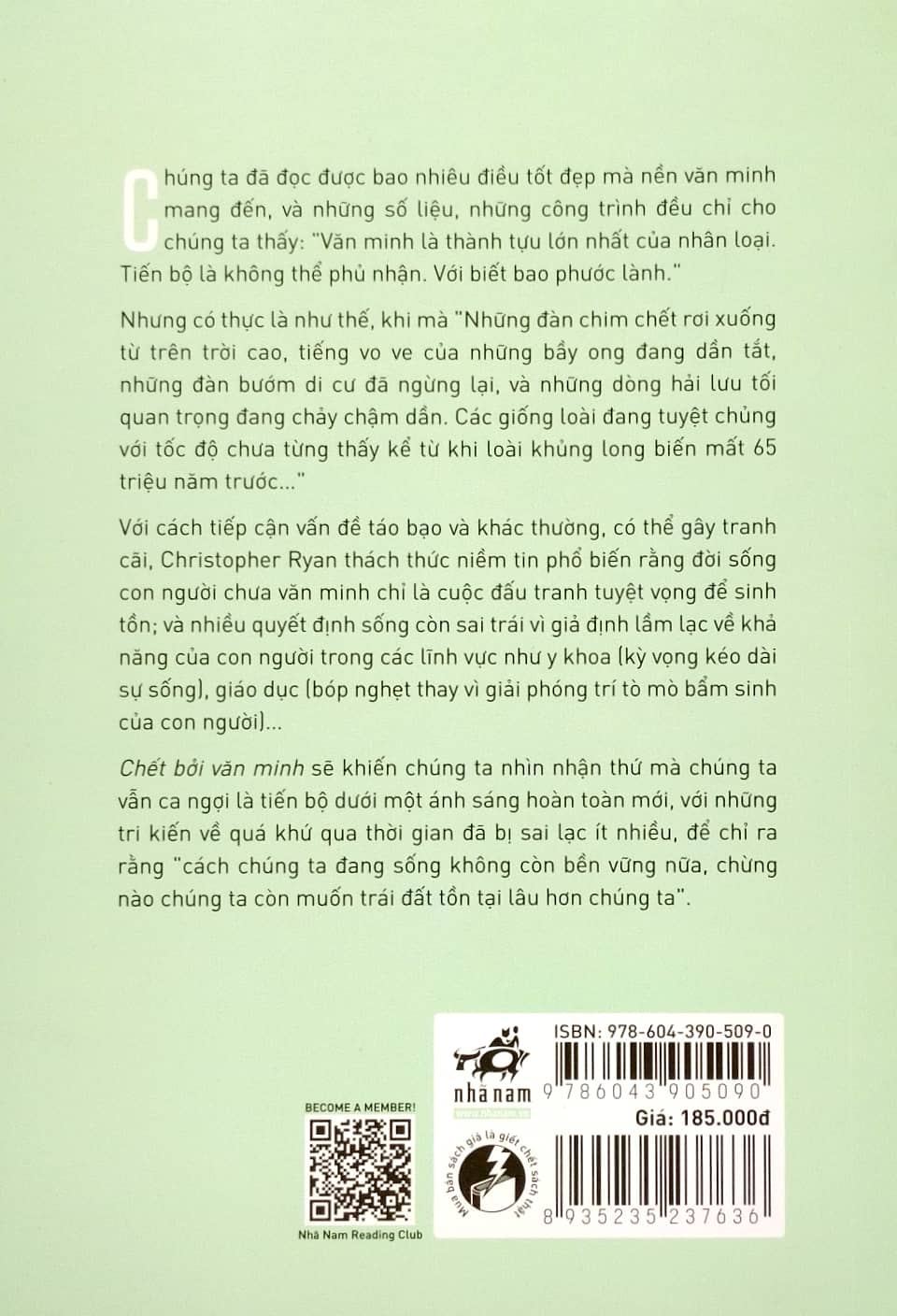 chết bởi văn minh - cái giá của sự tiến bộ - civilized to death: the price of progress