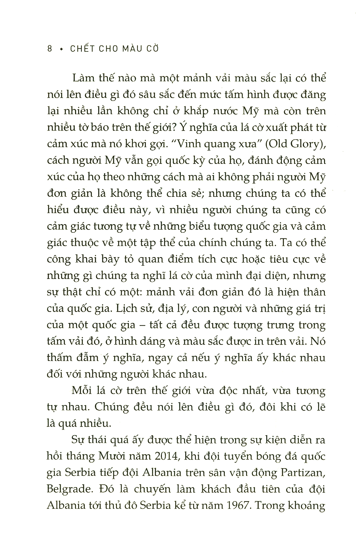 chết cho màu cờ - quyền lực và chính trị của những lá cờ - bìa cứng