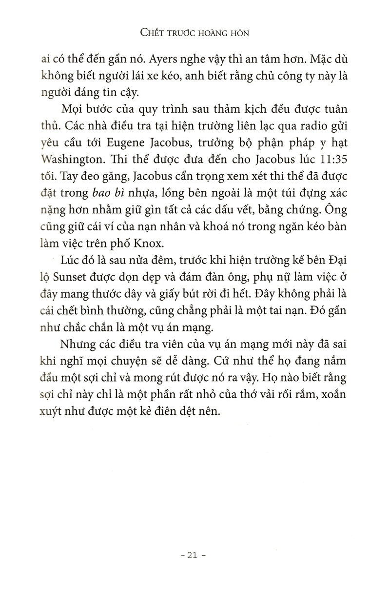 chết trước hoàng hôn