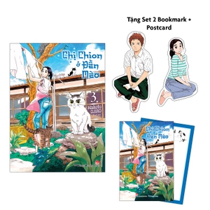chị chion ở đền mèo - tập 3 - tặng kèm 2 bookmark + 1 postcard