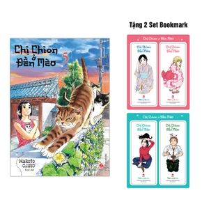 chị chion ở đền mèo - tập 5 - tặng kèm 2 set bookmark
