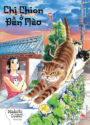 chị chion ở đền mèo - tập 5 - tặng kèm 2 set bookmark