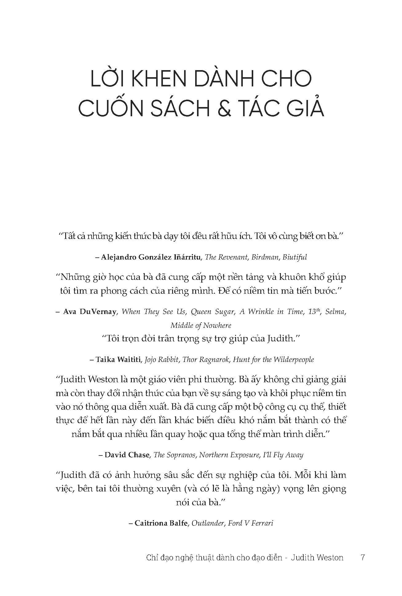 chỉ đạo nghệ thuật dành cho đạo diễn - cẩm nang giúp mang tới các vai diễn đáng nhớ trên màn ảnh - ấn bản kỷ niệm năm thứ 25