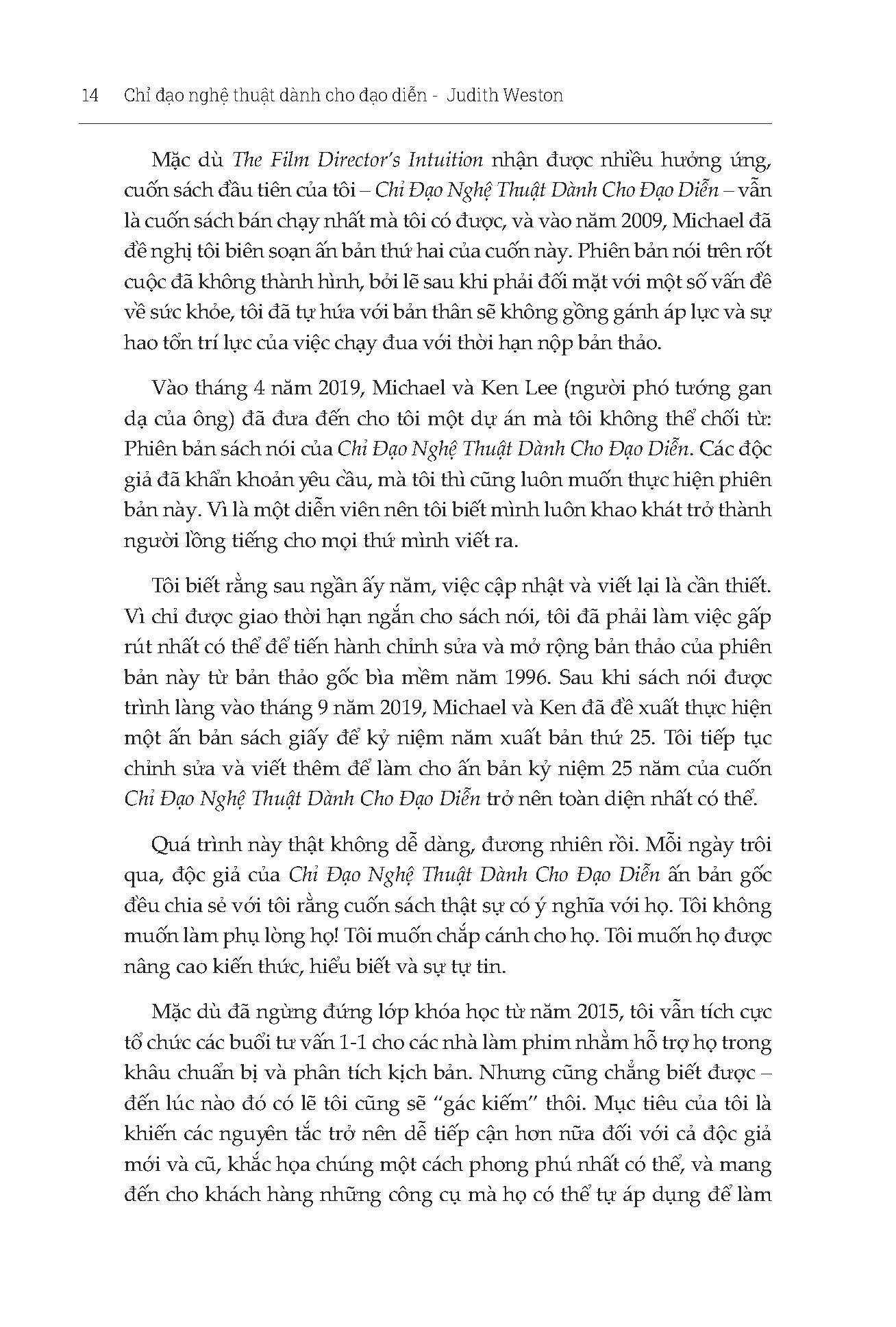 chỉ đạo nghệ thuật dành cho đạo diễn - cẩm nang giúp mang tới các vai diễn đáng nhớ trên màn ảnh - ấn bản kỷ niệm năm thứ 25