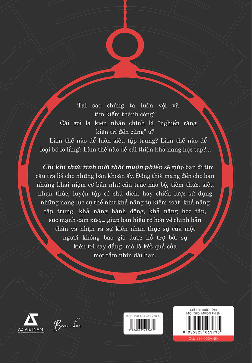 chỉ khi thức tỉnh - mới thôi muộn phiền