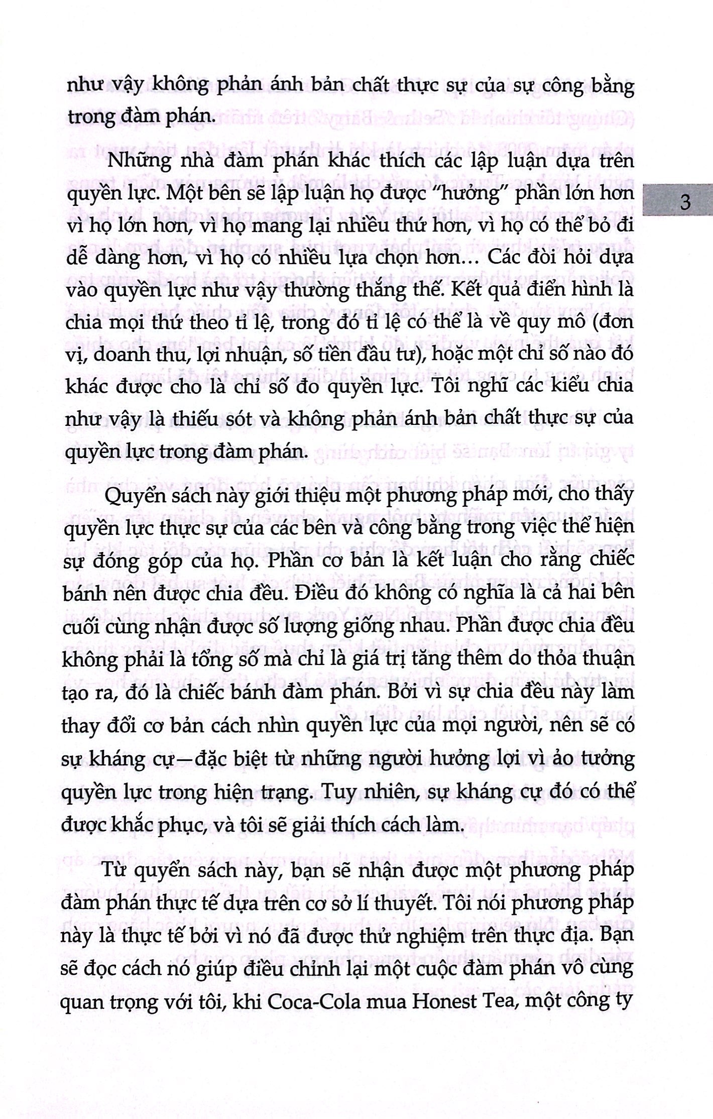 chia bánh - sự thật về đàm phán