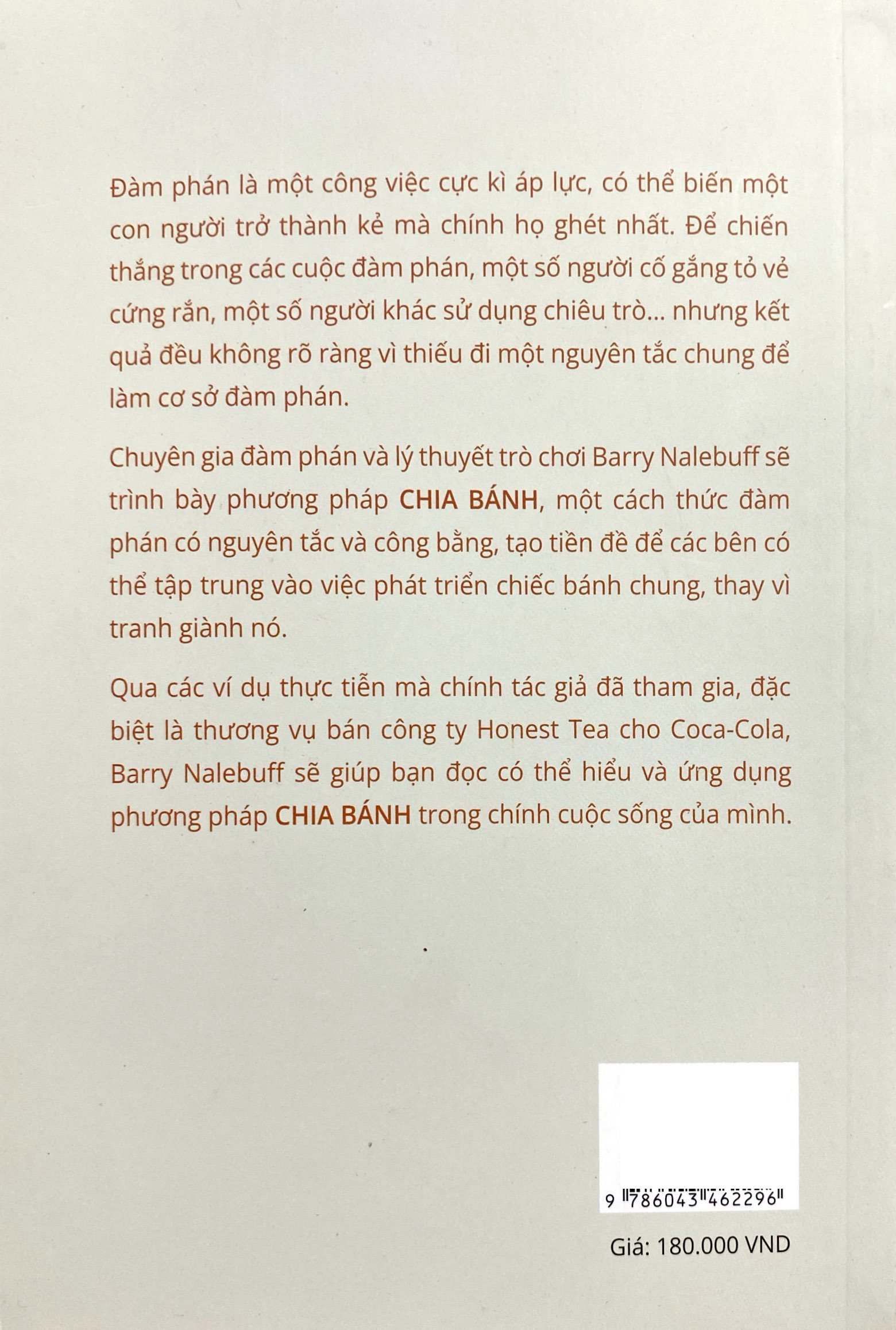 chia bánh - sự thật về đàm phán