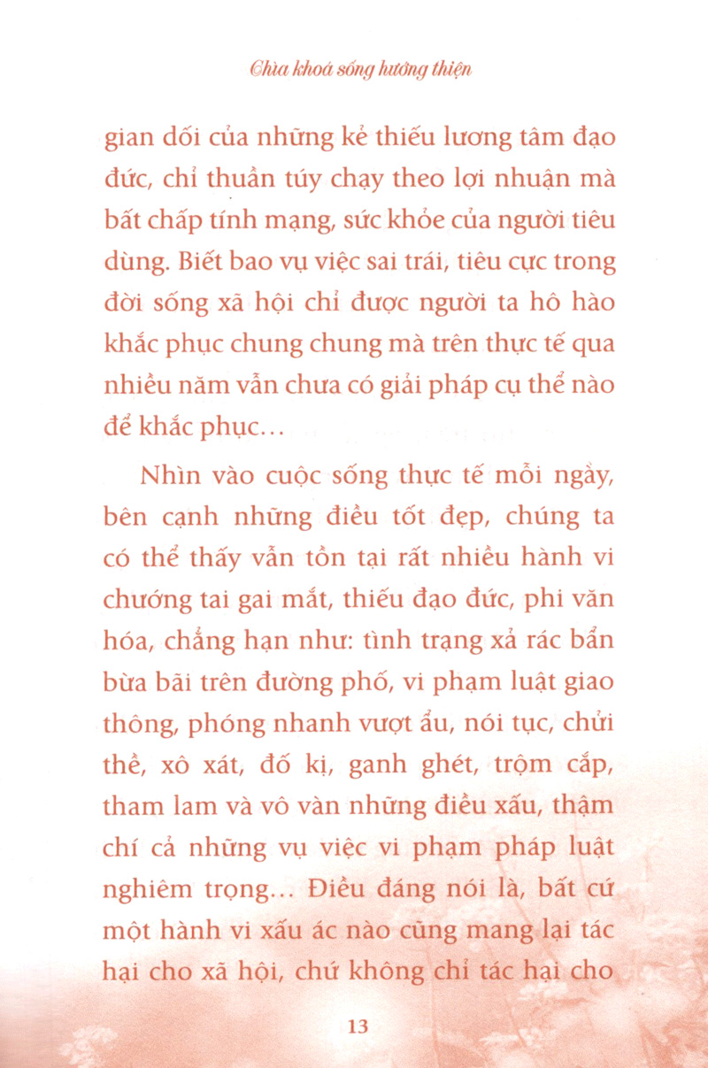 chìa khóa sống hướng thiện (tái bản)