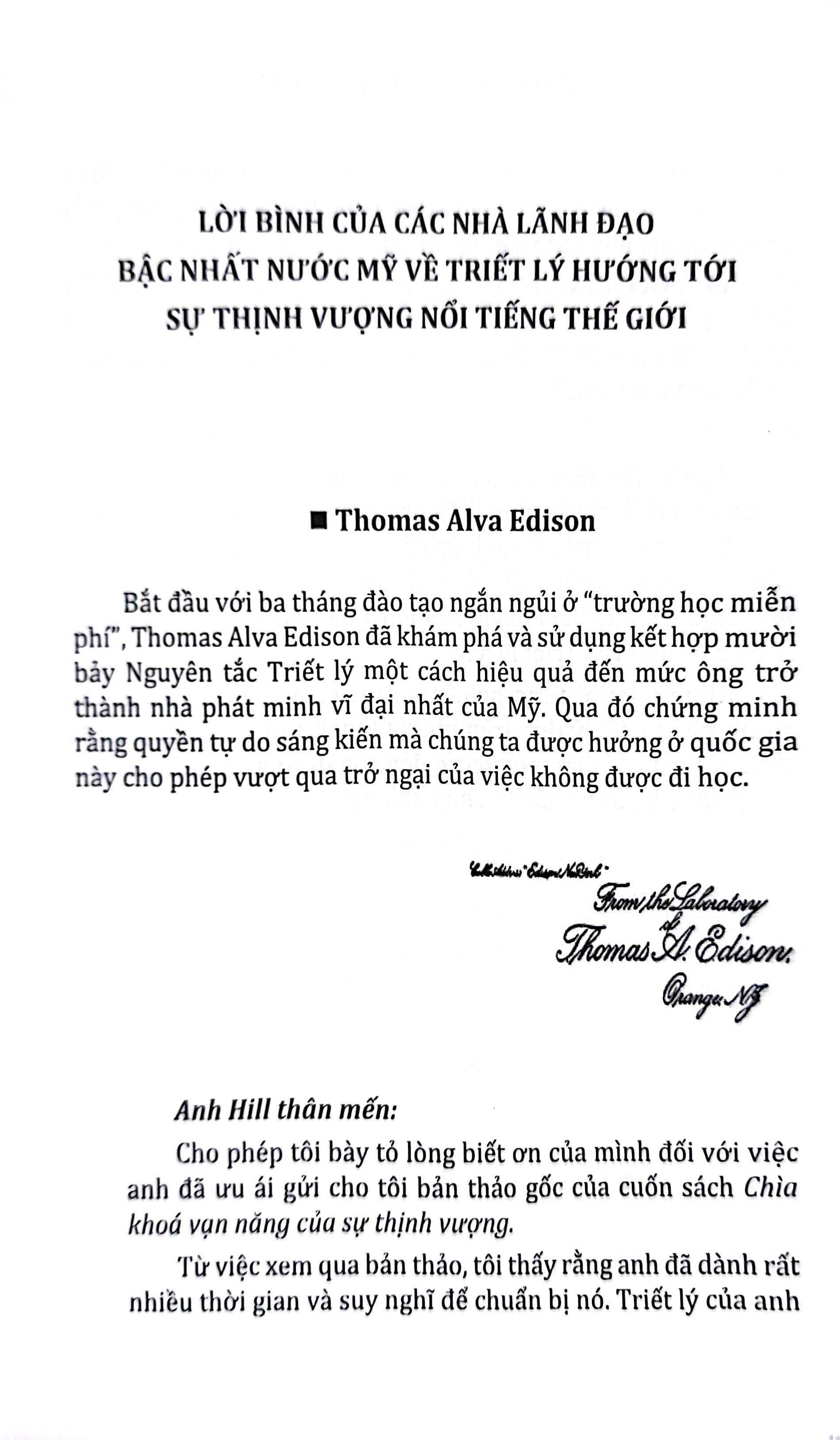 chìa khoá vạn năng của sự thịnh vượng