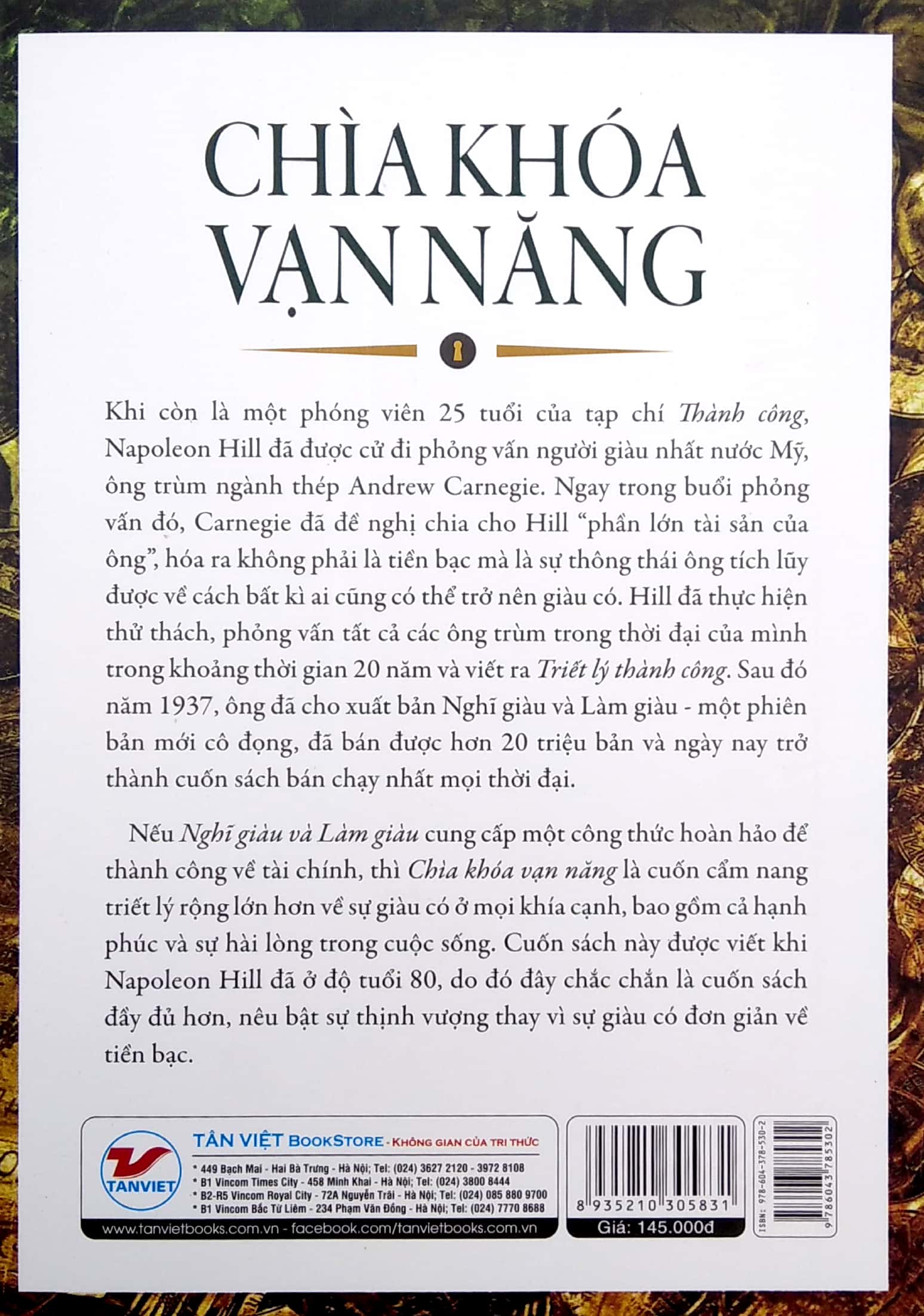 chìa khóa vạn năng - mở khóa bí mật trong thành công của napoleon hill