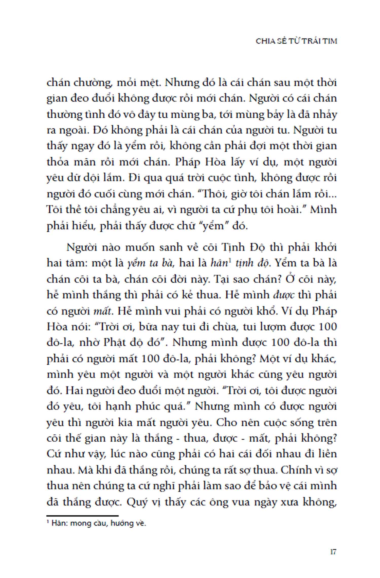 chia sẻ từ trái tim (thích pháp hòa)