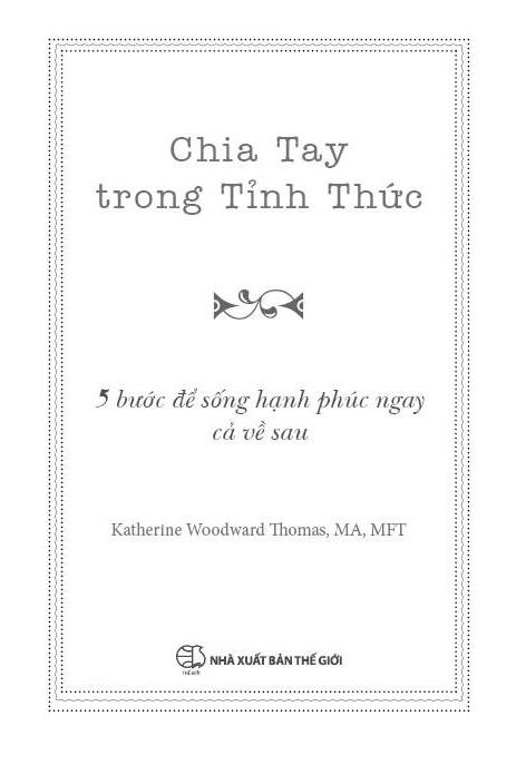 chia tay trong tỉnh thức - 5 bước để sống hạnh phúc ngay cả về sau