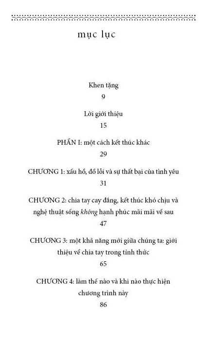 chia tay trong tỉnh thức - 5 bước để sống hạnh phúc ngay cả về sau