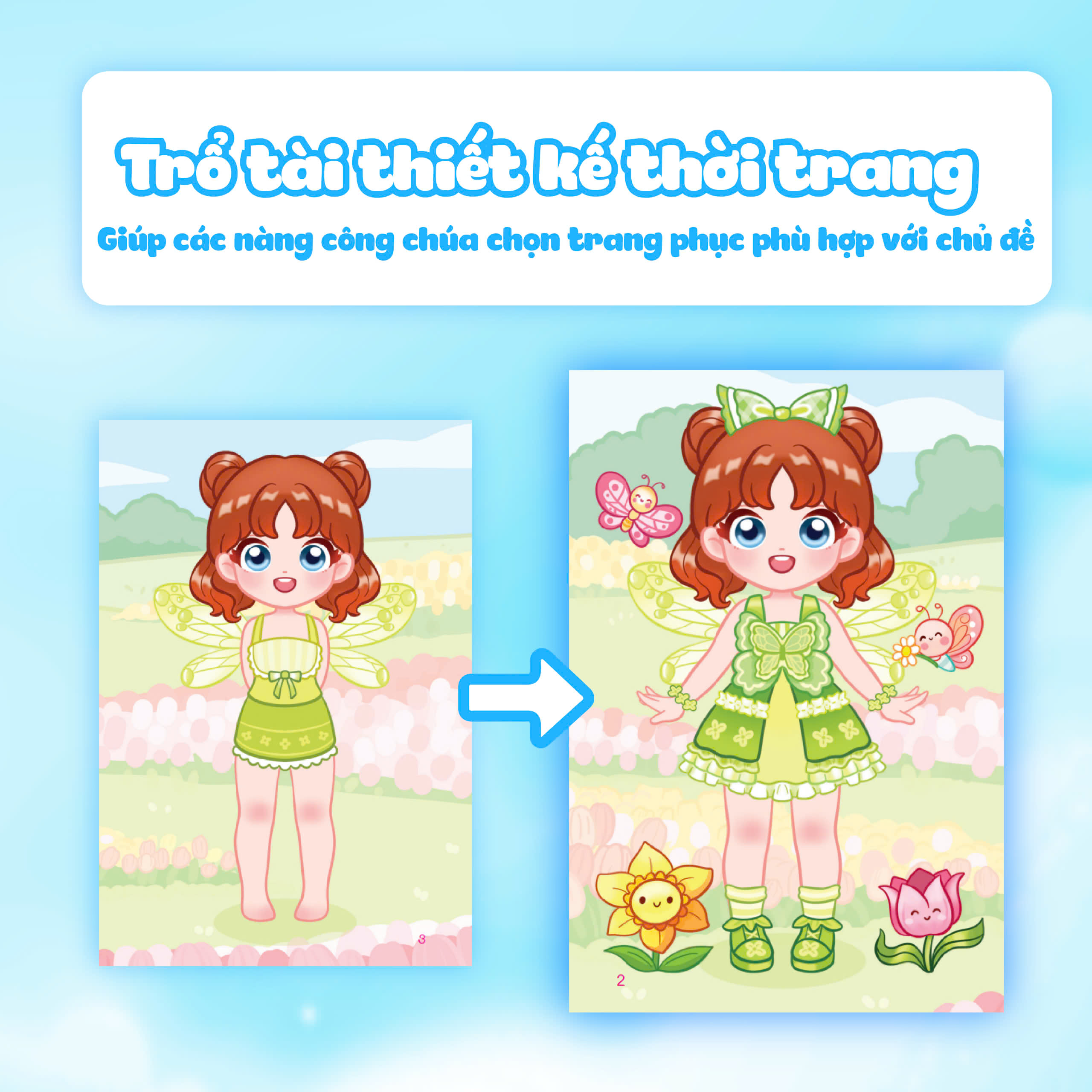 chibi fashion - công chúa cánh tiên