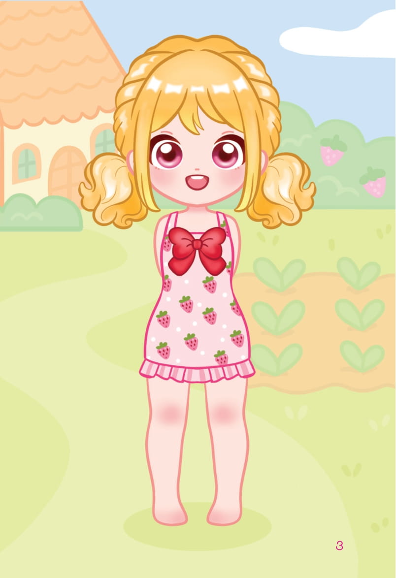 chibi fashion - công chúa hiện đại