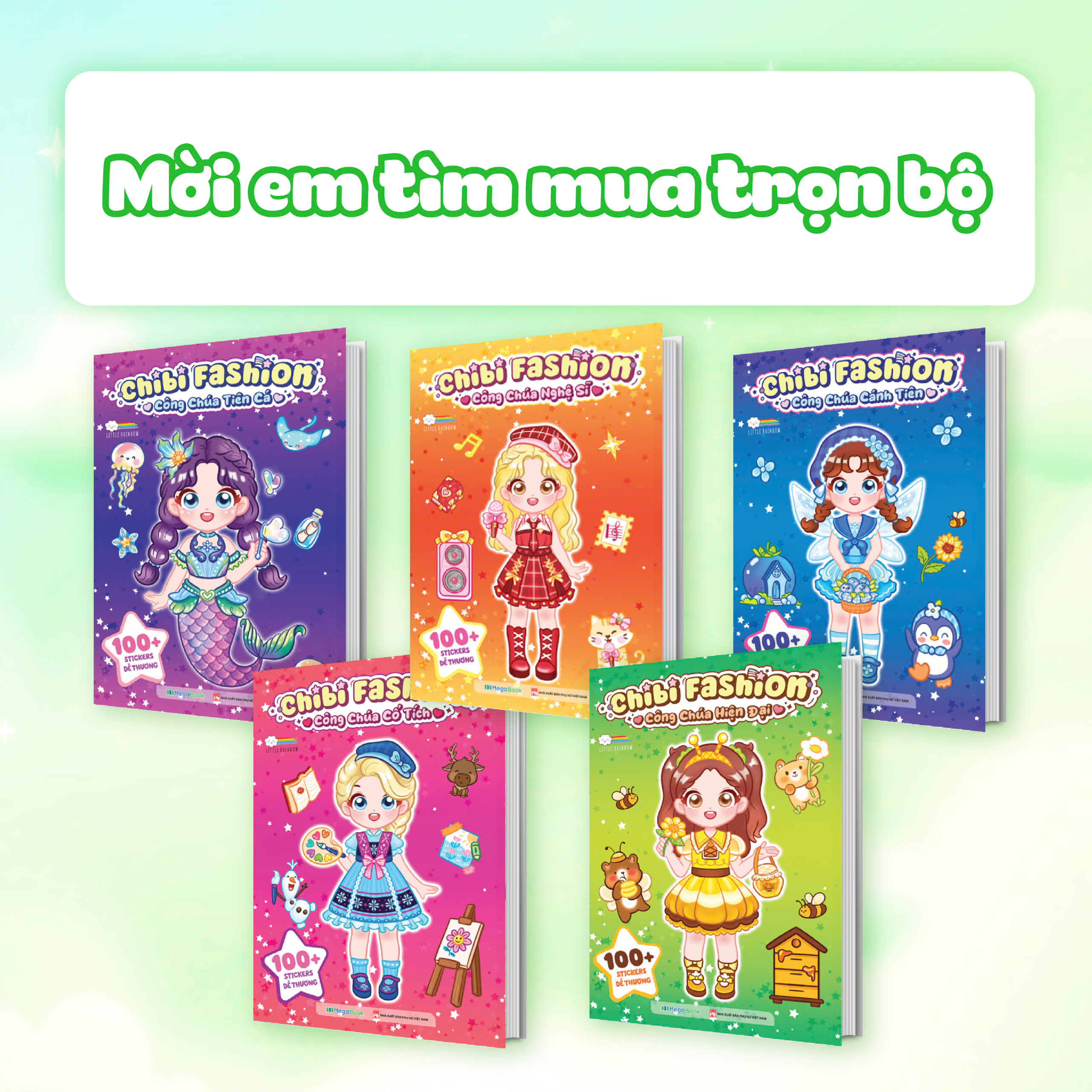 chibi fashion - công chúa hiện đại