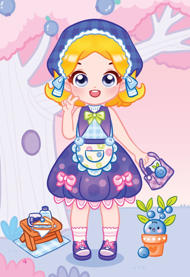 chibi fashion - công chúa hiện đại