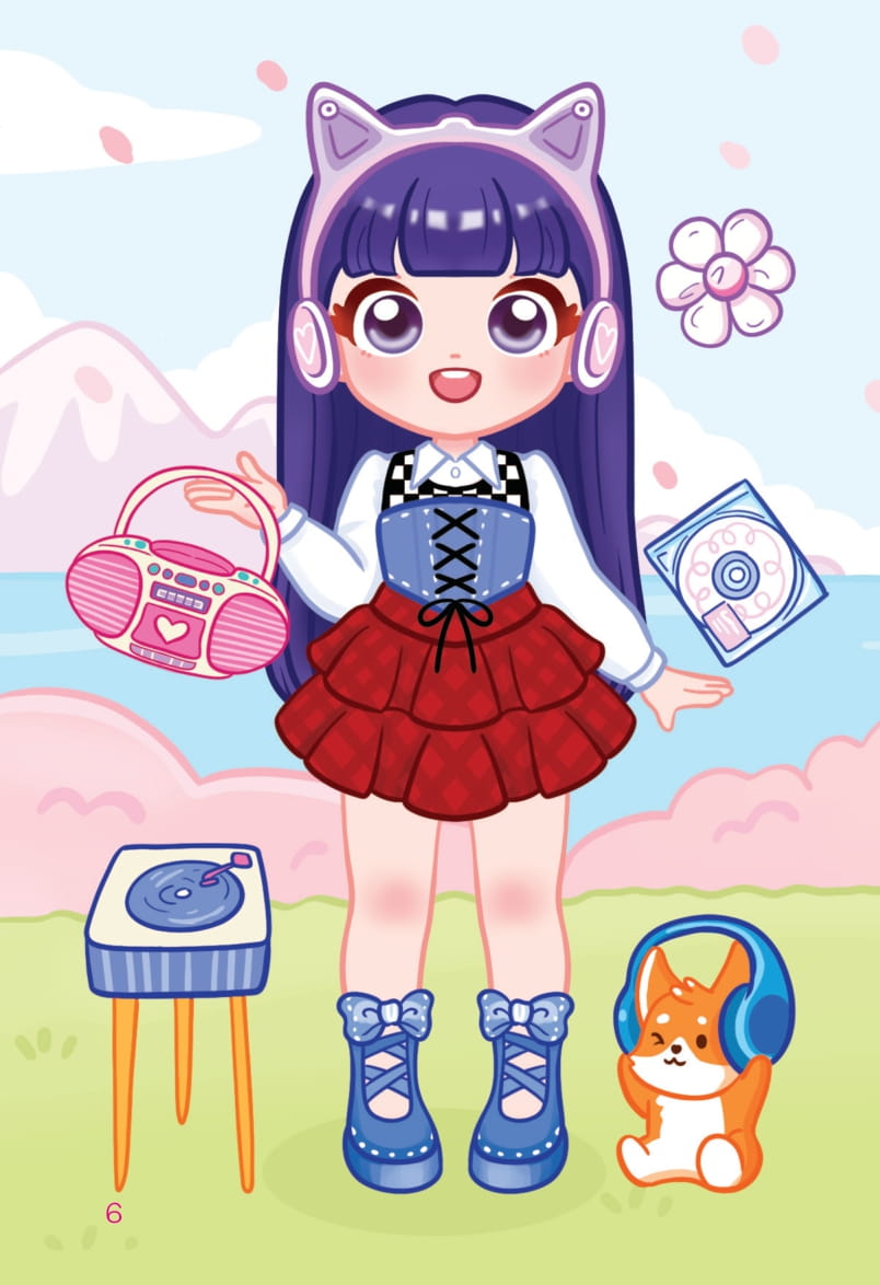 chibi fashion - công chúa nghệ sĩ