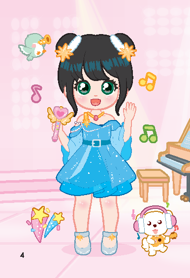 Chibi Fashion Show - Cong Chua Am Nhac